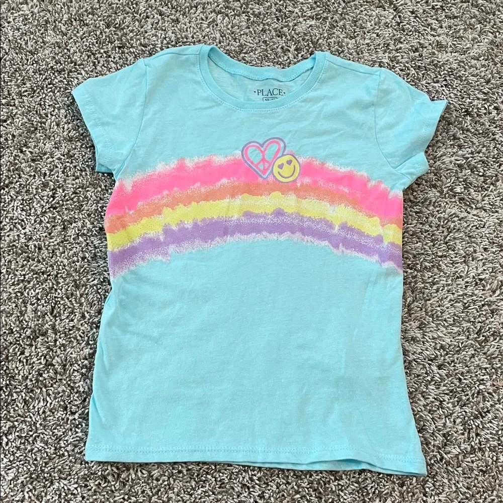 Children’s Place Girls Colorful Short Sleeve & Shorts set NEW - Picture 7 of 12